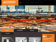 Tablet Screenshot of cypressemployment.com